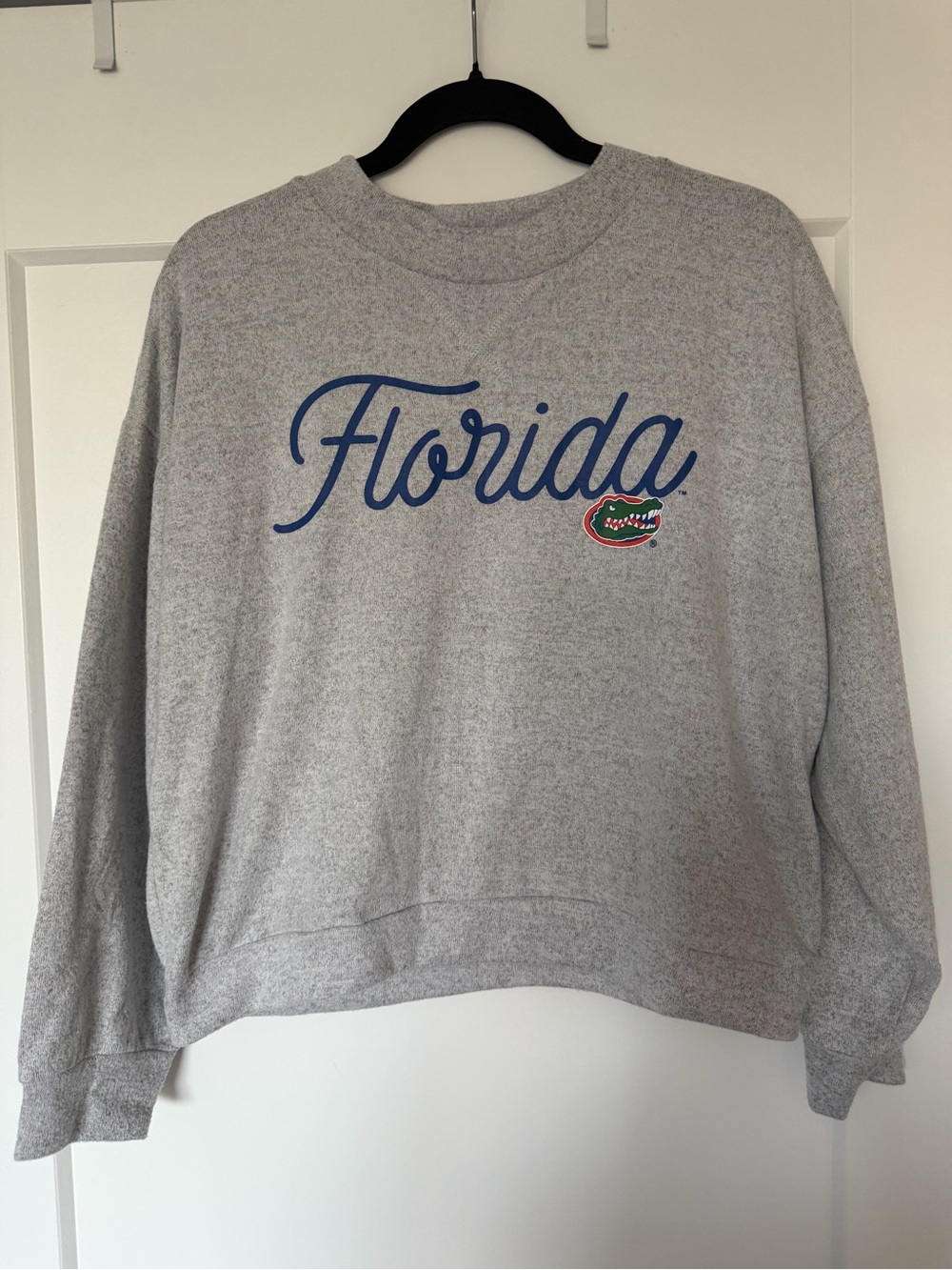 Florida Gators Script Logo Gray Women's Sweatshirt